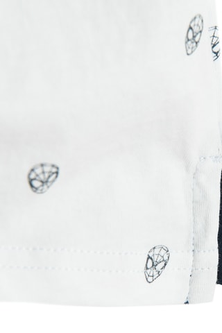 Polo Spider-Man Avengers Marvel - Blanc