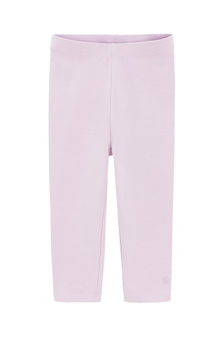 2 leggings - Rose et violet