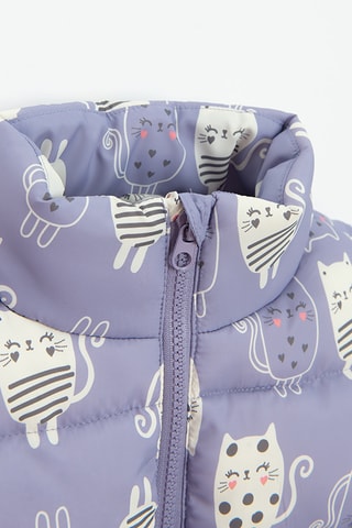 Doudoune sans manches - Violet