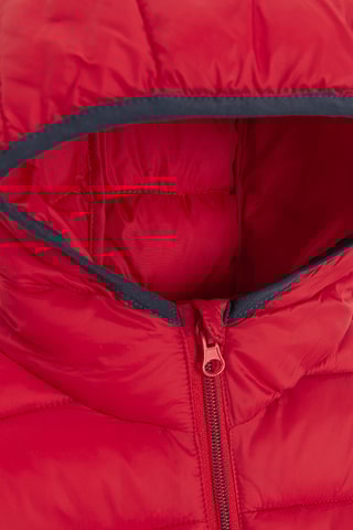 Doudoune à capuche - Rouge