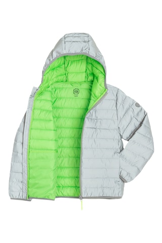 Doudoune à capuche - Gris clair