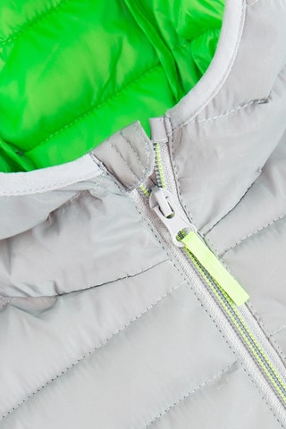 Doudoune à capuche - Gris clair