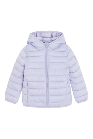 Doudoune à capuche - Mauve