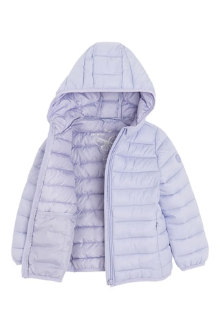 Doudoune à capuche - Mauve