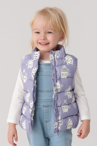 Doudoune sans manches - Violet