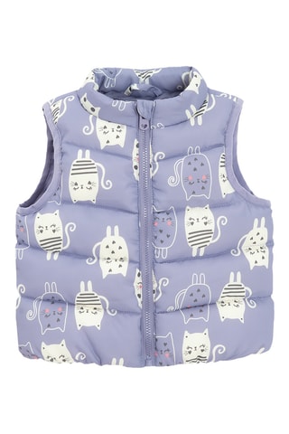 Doudoune sans manches - Violet