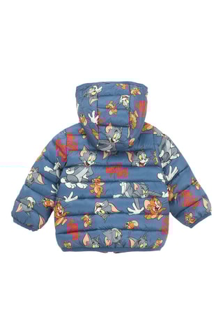 Doudoune à capuche Tom et Jerry - Indigo