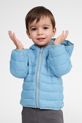 Doudoune à capuche - Ciel