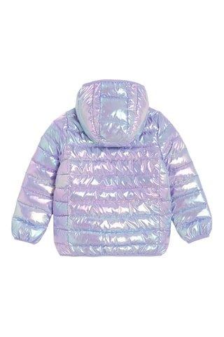 Doudoune à capuche - Mauve