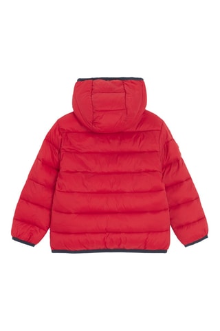 Doudoune à capuche - Rouge