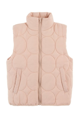 Doudoune sans manches Saumon