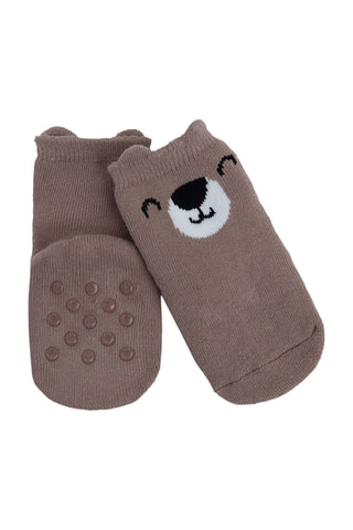 Chaussettes antidérapantes - Beige