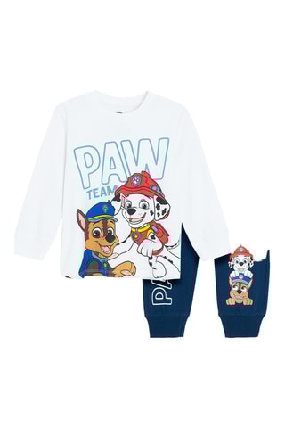 Pyjama Chase et Marcus Pat’ Patrouille - Blanc et bleu marine