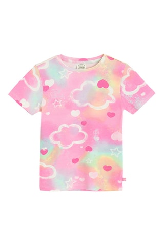 T-shirt tie and dye - Rose