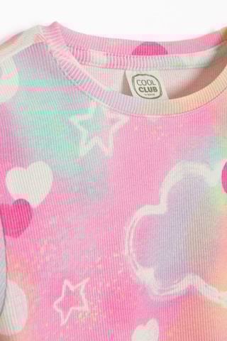 T-shirt tie and dye - Rose