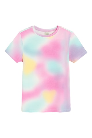 T-shirt tie and dye - Rose