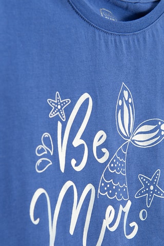 T-shirt - Bleu cobalt