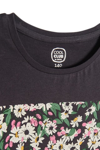 2 t-shirts Mauve et noir