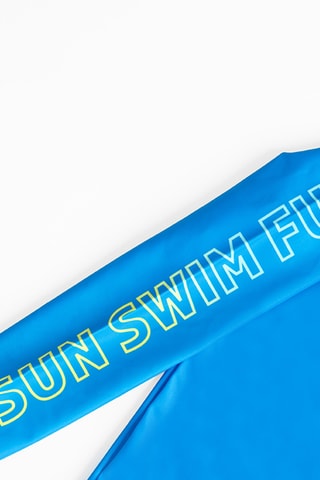 T-shirt de bain - Bleu canard