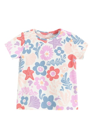 3 t-shirts - Ecru et rose