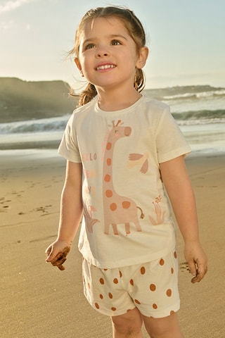 2 t-shirts - Rose et blanc