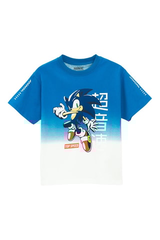 T-shirt Sonic - Bleu cobalt