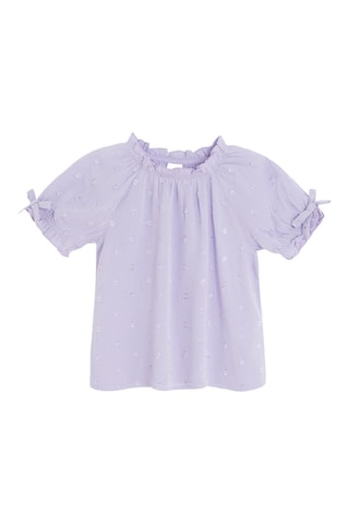 Blouse plumetis - Violet