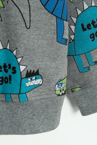 Sweat - Gris foncé chiné