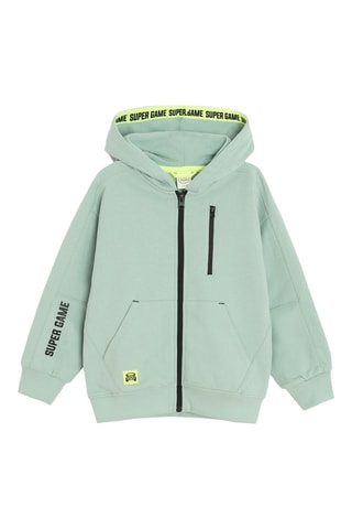 Sweat à capuche - Vert d’eau