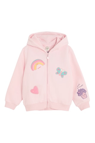 Sweat à capuche - Rose poudré