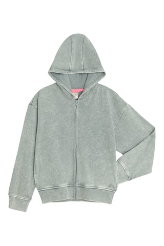 Sweat à capuche - Gric clair chiné