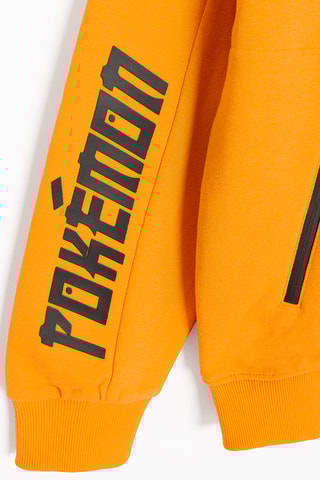 Sweat à capuche Pikachu Pokemon - Orange