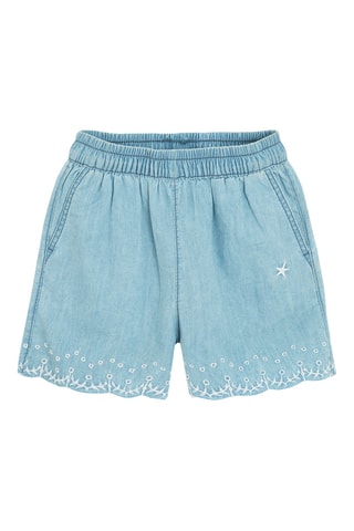 Short - Ciel et blanc