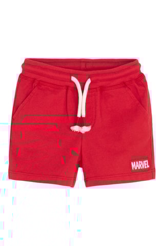 2 shorts Avengers Marvel - Rouge et beige
