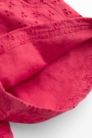 Short en broderie anglaise - Rose