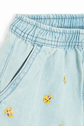 Short en jean Stella Pat’ Patrouille - Bleu clair