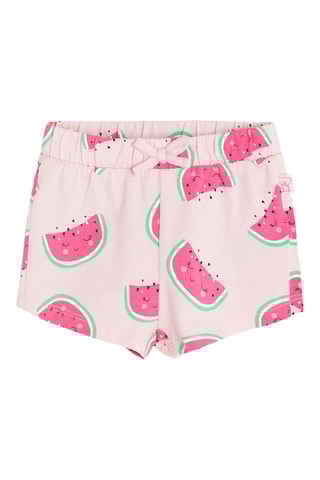 2 shorts - Vert d’eau et rose poudré