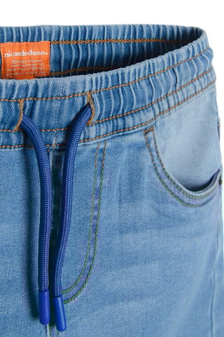 Bermuda en jean Chase et Ruben Pat' Patrouille Bleu marine