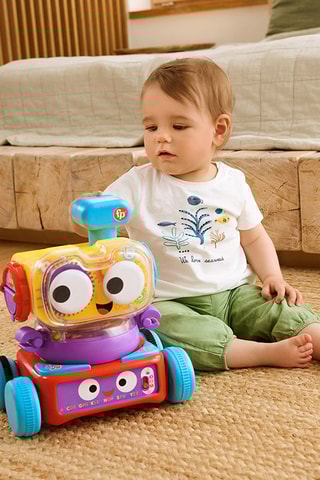 T-shirt et jupe Blanc et bleu