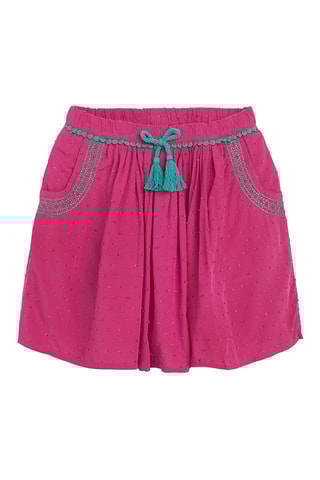 Jupe plumetis Fuchsia