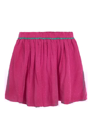 Jupe plumetis Fuchsia