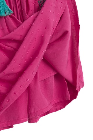 Jupe plumetis Fuchsia