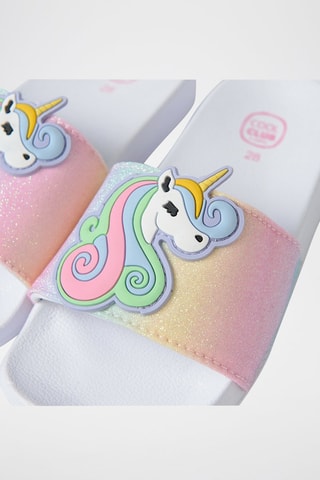 Claquettes Licorne - Rose