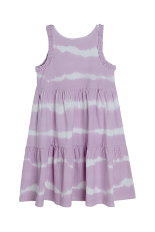 Robe tie and dye Mauve et blanc