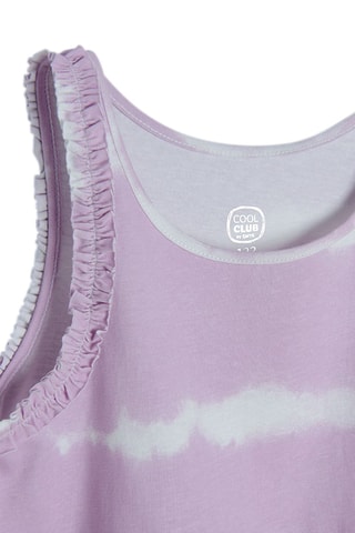 Robe tie and dye Mauve et blanc