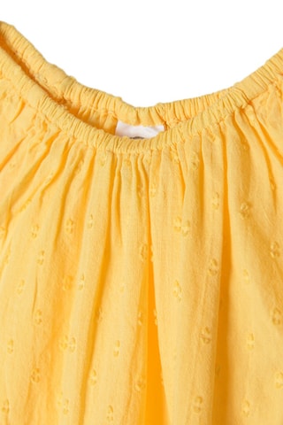 Robe en broderie anglaise Jaune