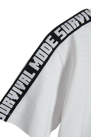 T-shirt Minecraft Blanc