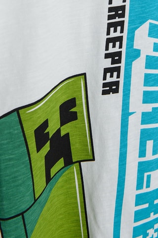 T-shirt Minecraft Blanc