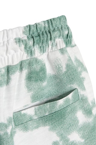 Bermuda tie and dye Blanc et vert