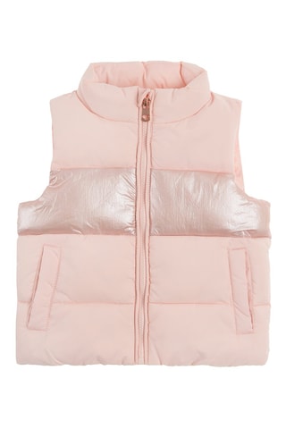 Doudoune sans manches Saumon